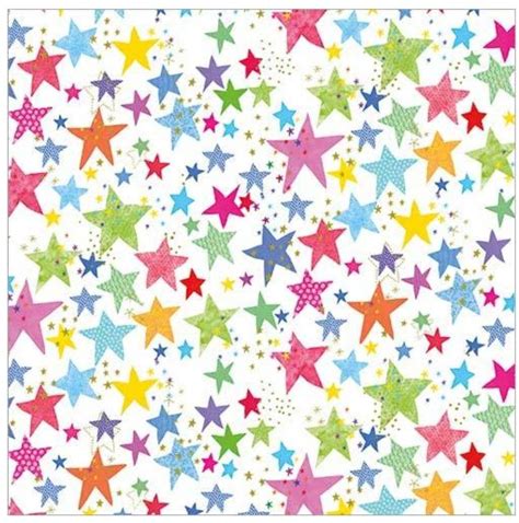 star gift wrapping paper